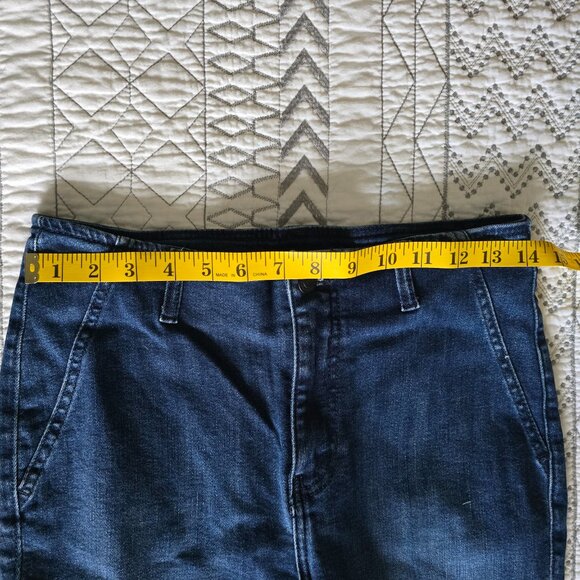 We The Free Level Up Slit Slim Jeans Country Blue Wash Size 28 Inseam 32 NWOT - Picture 2 of 10